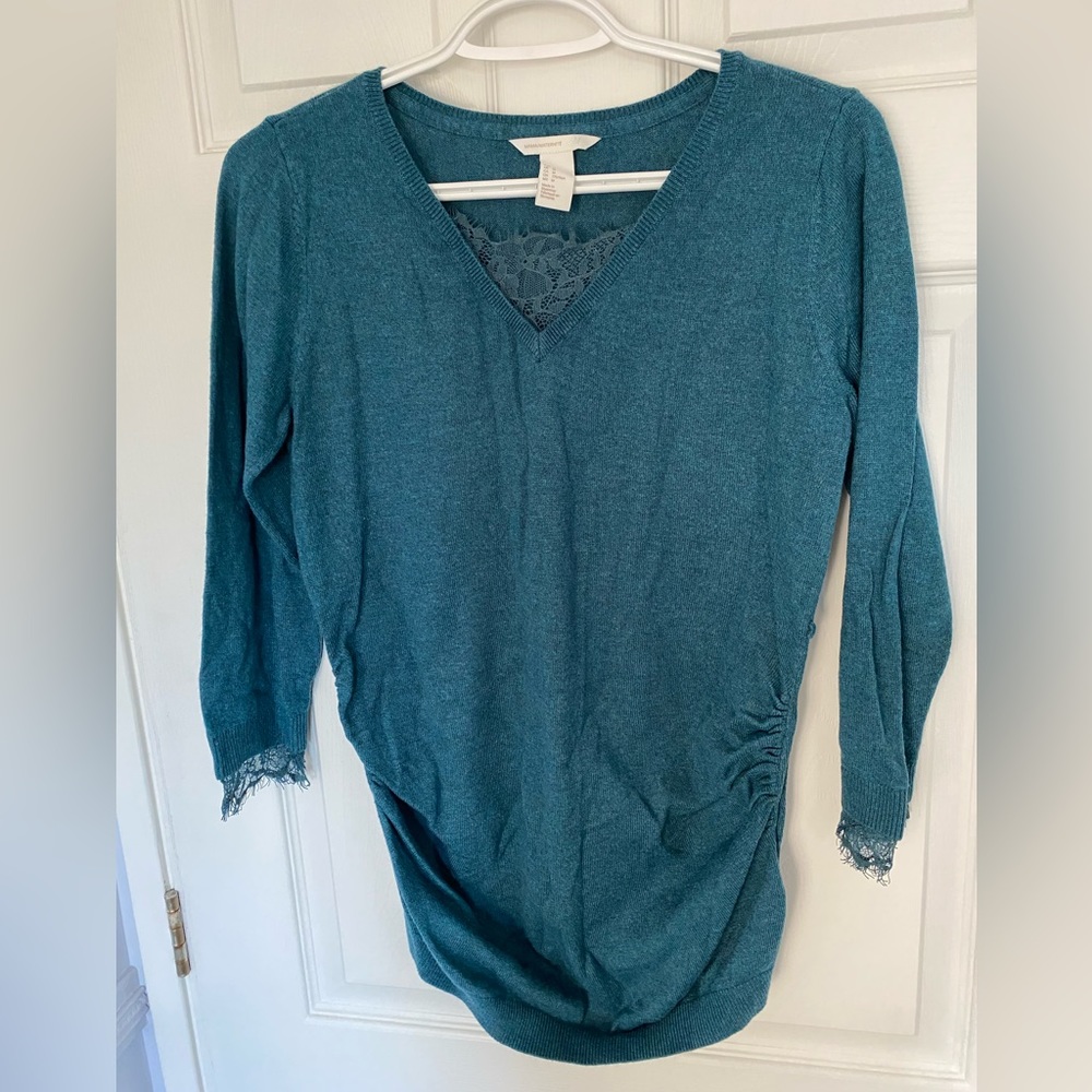 H&M Lace Maternity Sweater, size M